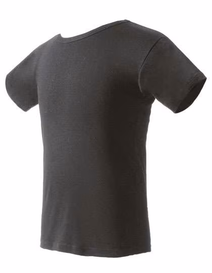Nath T-Shirt with Ribbed Collar, Sky S, NH140