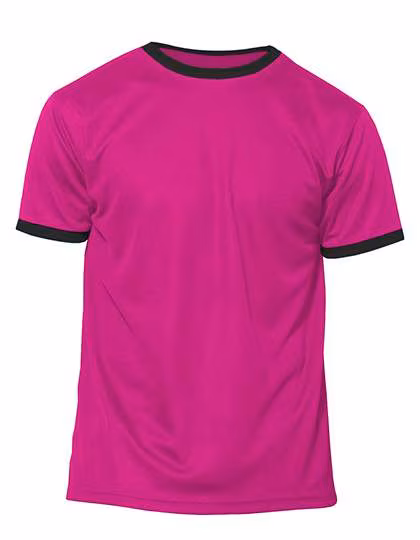 Nath Sport T-Shirt Action mit Funktionsmaterial, Fuchsia Fluor/Black S, NH160