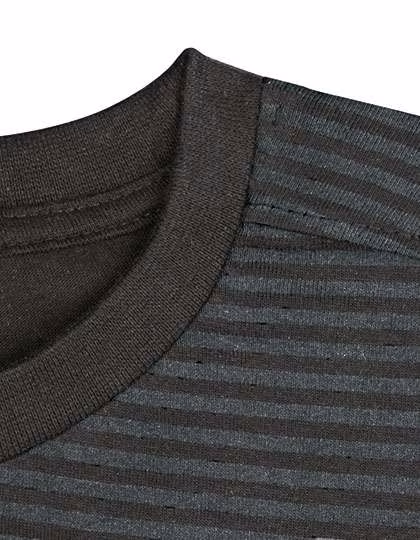 Nath T-Shirt Boston mit Kontrastakzenten, Chocolate/Sky S, NH351