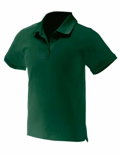 Nath Piqué Polo mit Kragen für Herren, Bottle Green S, NH503
