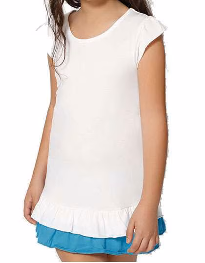 Nath Kinderweste Sandy aus 100% Baumwolle, White/Turquoise 1, NH603