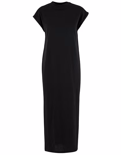 Ladies Long Extended Shoulder Dress