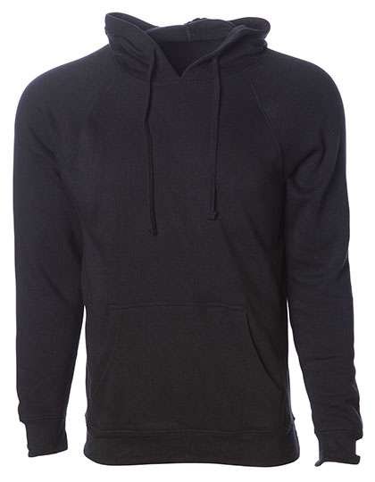 Independent Midweight Raglan Hoodie aus Baumwolle-Polyester, Black XS, NP305