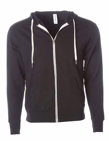 Independent Midweight French Terry Zip Hoodie 2023, Black XS, NP354