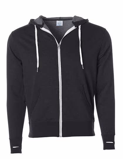Independent Sweat zippé à capuche midweight French Terry 2023, Charcoal Heather L, NP354
