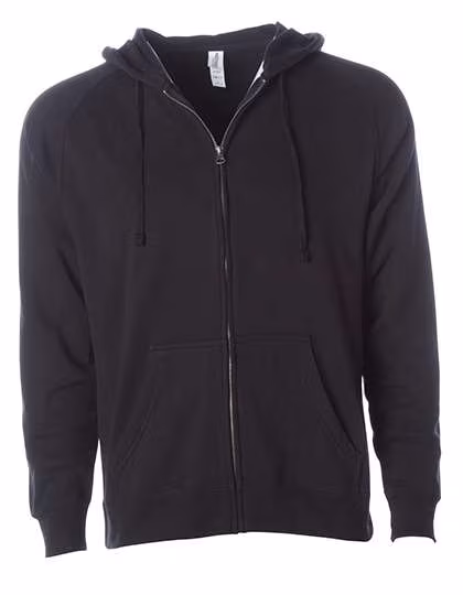 Independent Unisex Midweight Special Blend Raglan Zip Hood Sea Green L (NP355)