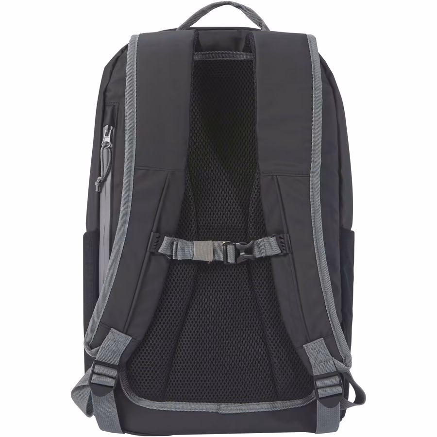 L-merch Wasserabweisender Laptop-Rucksack 21L, Solid Black 28,5 x 48 x 16 cm, NT0043