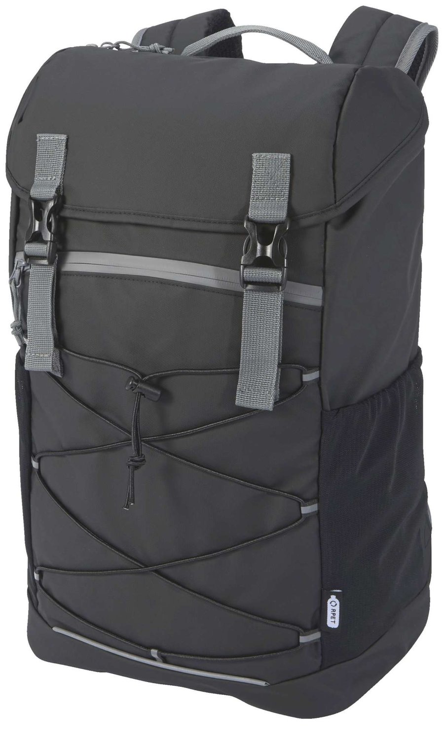 L-merch Wasserabweisender Laptop-Rucksack 23L, Solid Black 29,5 x 48 x 17,5 cm, NT0044