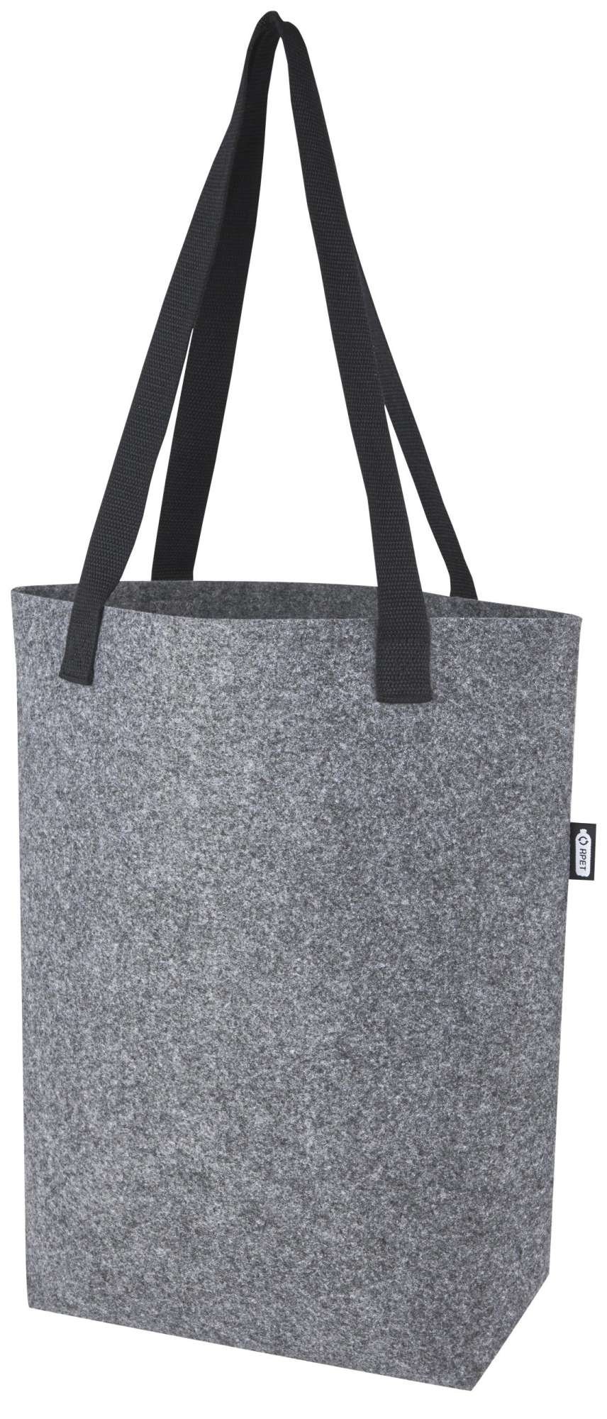 L-merch Pratica Filztasche con manici in cotone, Medium Grey 40 x 38 cm, NT0662