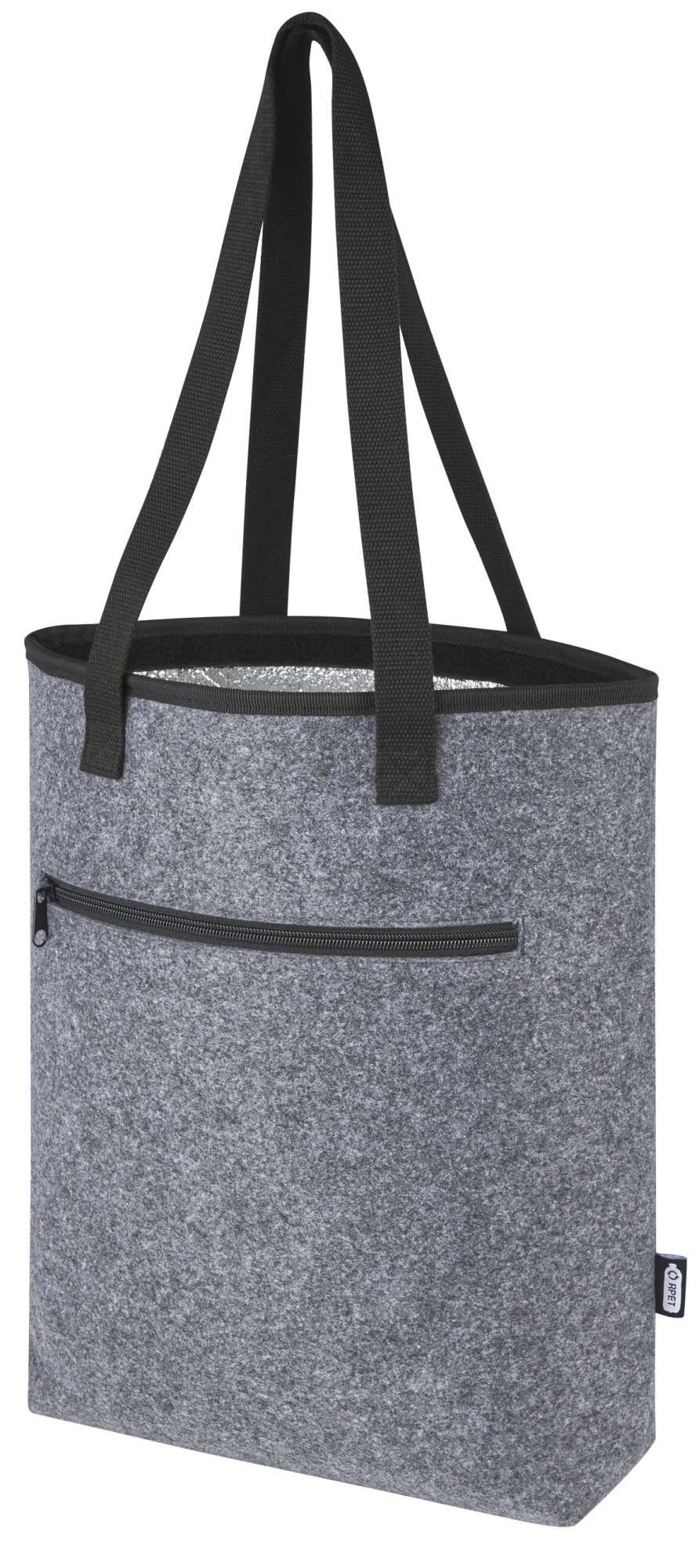 L-merch Felt Cooler Bag 12L with Insulation, Medium Grey 40 x 40 x 11 cm, NT0743