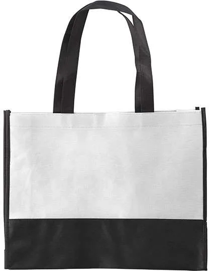 L-merch Einkaufstasche St. Gallen Cobalt Blue, White 38 x 29 x 10 cm, NT0971