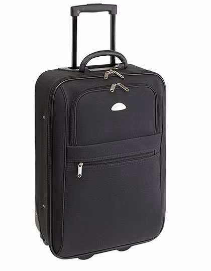 L-merch Trolley Cabin Case Dublin with Trolley Frame, Black 50 x 35 x 20 cm, NT100