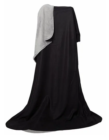 L-merch Duodecke Fleece/Coral 180x130 cm, Black 180 x 130 cm, NT1530