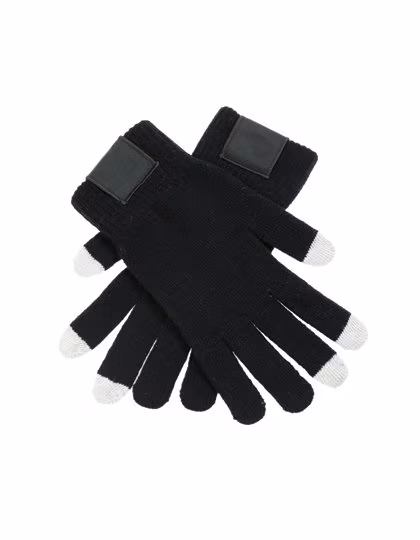 L-merch Touch Screen Handschuhe XL/XXL Schwarz/Grau, Black/Grey XL/XXL, NT1868