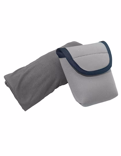 L-merch Graues Sport-Handtuch mit Etui 60x120 cm, Grey 60 x 120 cm, NT2013