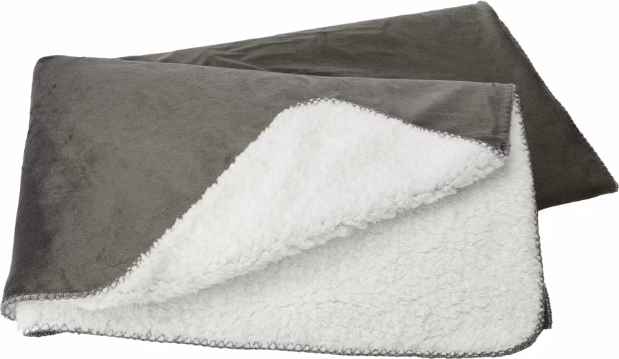 L-merch Picknickdecke Extrem mit Sherpa-Seite, Red 120 x 155 cm, NT4290