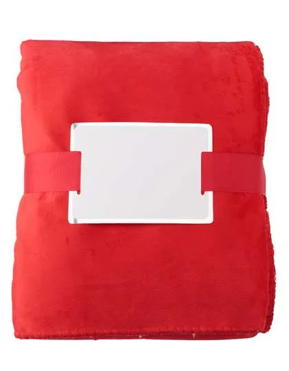 L-merch Picknickdecke Extrem mit Sherpa-Seite, Red 120 x 155 cm, NT4290
