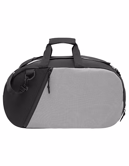 L-merch Sporttasche Relax mit Schuhfach, Black/Grey 52 x 28 x 27 cm, NT486