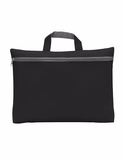 L-merch Sacoche à documents Nassau en Polyester 600D, Black 40 x 30.5 cm, NT5235