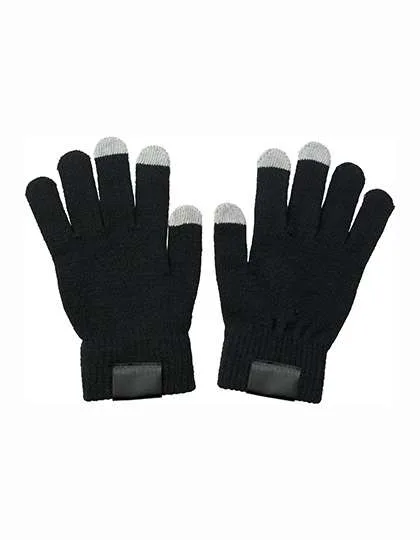 L-merch Touchscreen-Handschuhe aus Polyacryl, Black 22 x 10.5 x 1.9 cm, NT5350