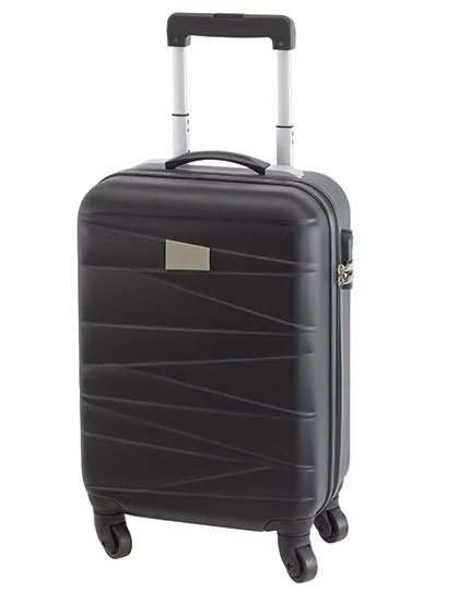 L-merch Trolley da Cabina Padua con 4 Ruote, Black 55 x 35 x 20 cm, NT600