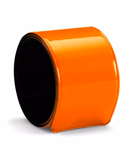 L-merch Reflektierendes Snap-Armband, Orange 3 x 34 cm, NT6084