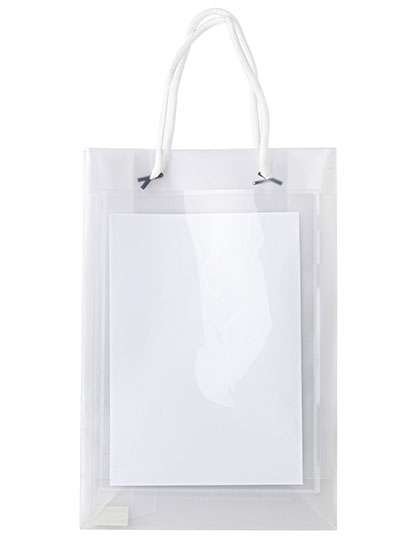 L-merch Mini Werbe-Messetasche in Polypropylene, Natural 19.8 x 29.5 x 8.2 cm, NT6622