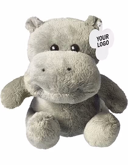 L-merch Hippopotame en peluche Hippo 19 cm 2023, Grey 19 x 19 x 12 cm, NT8084