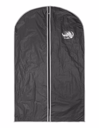 L-merch Garment Bag with Viewing Window 60x100 cm, Black 60 x 100 cm, NT911