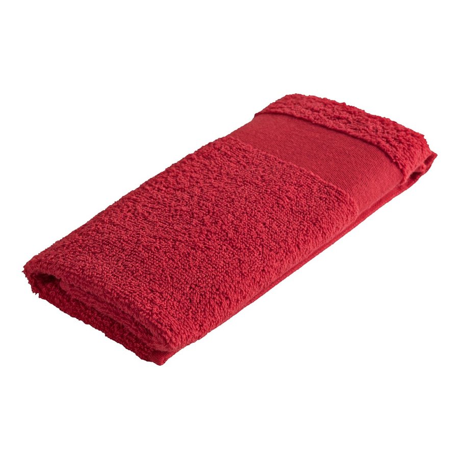 L-merch Gästehandtuch 50x30 cm, Baumwolle 450 g/m², Black 50 x 30 cm, NT9140