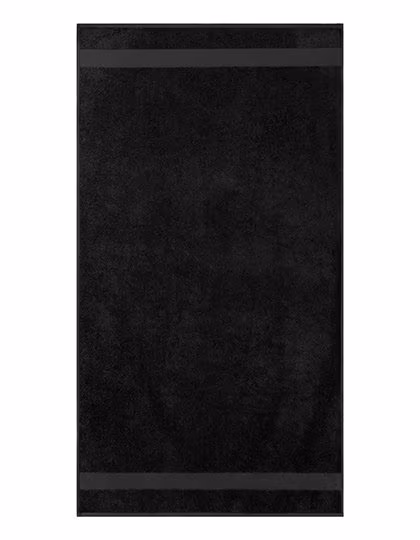 L-merch Strandhandtuch 180x100 cm Baumwolle, Black 180 x 100 cm, NT9195
