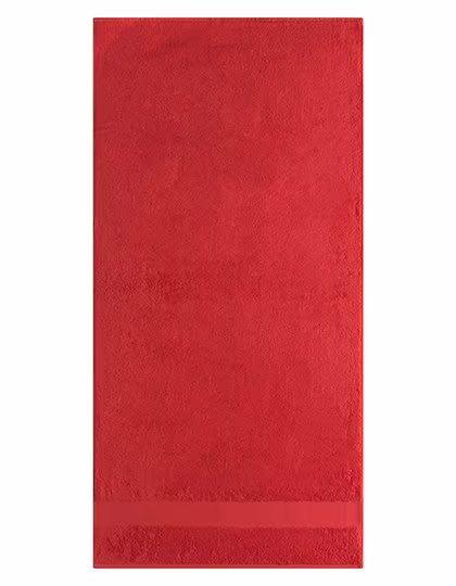L-merch First Class Badetuch 140x70 cm, Red 140 x 70 cm, NT9500