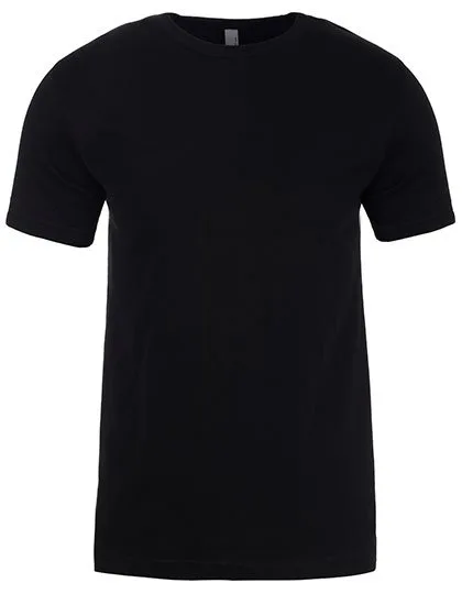 Next Level Apparel Crew Neck T-Shirt 100% Baumwolle für Herren, Black 4XL, NX3600