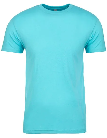 Next Level Apparel Crew Neck T-Shirt 100% Baumwolle für Herren, Tahiti Blue L, NX3600