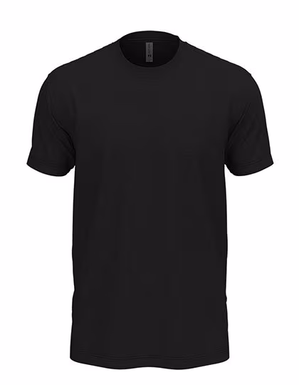 Next Level Apparel T-Shirt Tri-Blend con Scollo Tondo da Uomo, Black XS, NX6010