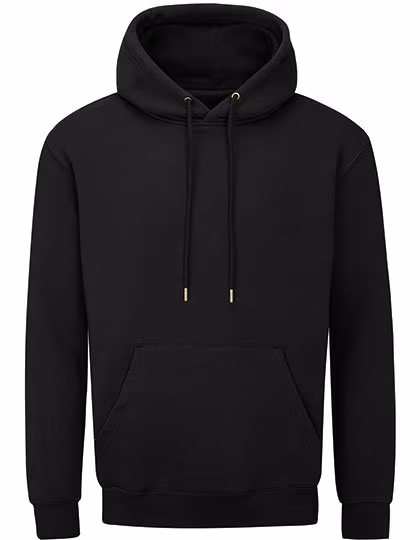 Mantis Bio-Baumwolle Kapuzenpullover mit Kängurutasche, Black XS, P04