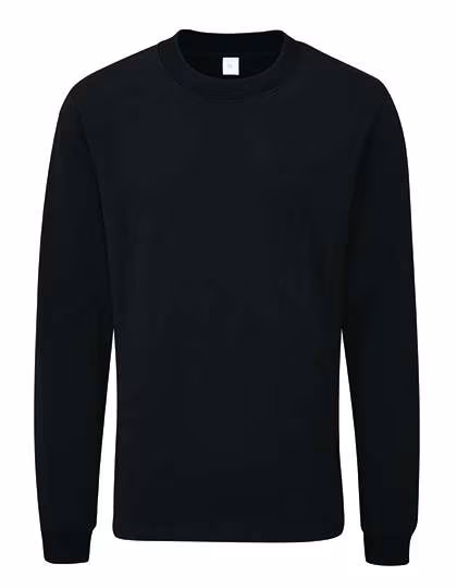 Mantis T-Shirt Heavy a Maniche Lunghe in Cotone Biologico, Black XS, P06