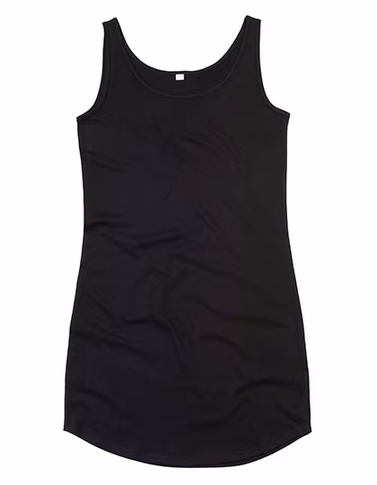 Manchesloses Robe avec geschwungener Gilet
