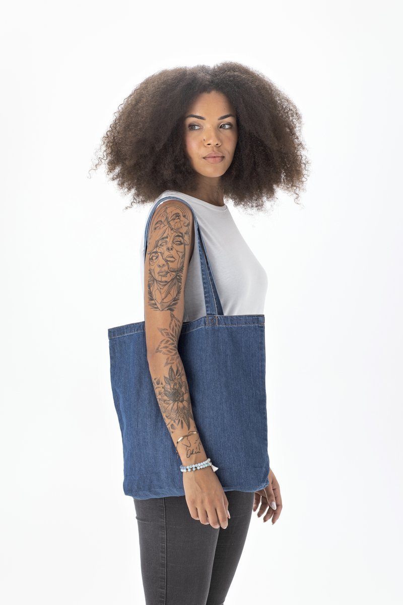 Mantis Durable Denim Sac de courses 40x40 cm, Denim Blue 40 x 40 cm, P195