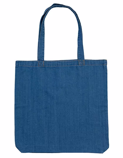 Mantis Sac de course durable en denim 40x40 cm, Denim Blue 40 x 40 cm, P195