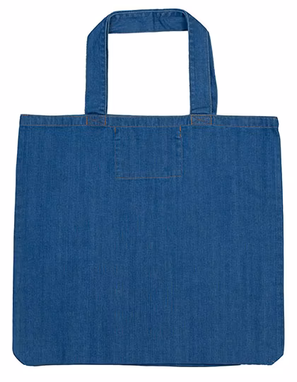 Mantis Denim Shopper made of Organic Cotton, Denim Blue 50 x 46 cm, P196
