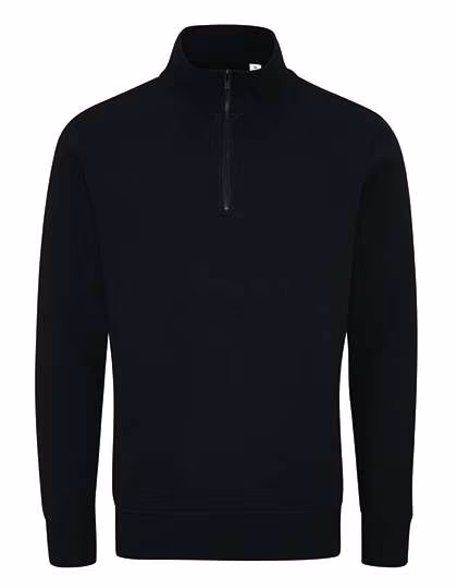 Mantis Quarter Zip Sweat aus Bio-Baumwolle, Navy L, P197