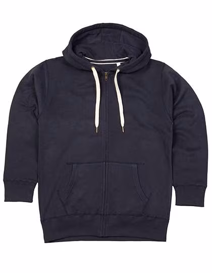 Mantis Bio-Baumwoll Hoodie mit Reißverschluss, Dark Navy S, P83
