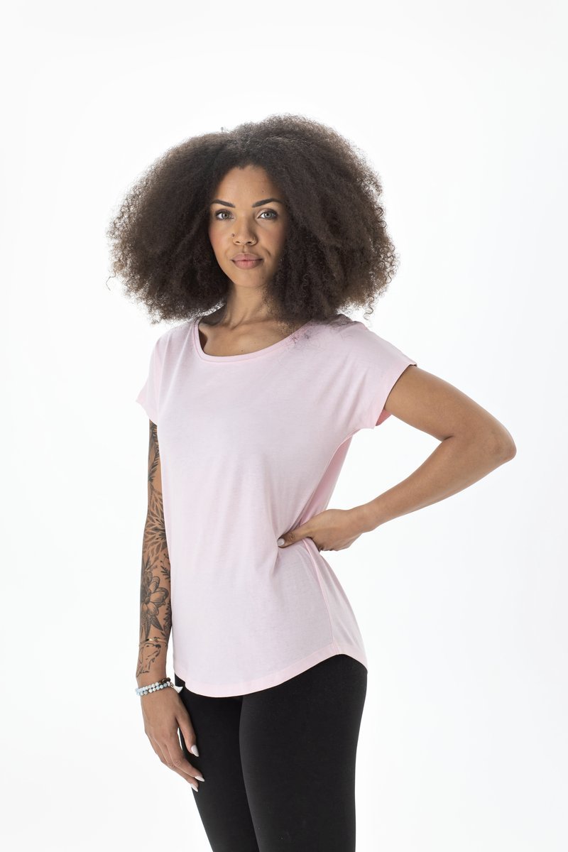 Mantis Bio-Baumwolle T-Shirt mit Flügelärmeln, Black XS, P91