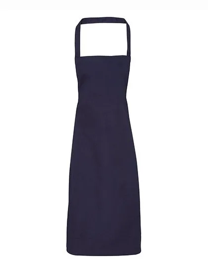 Premier Workwear Bio-Baumwoll-Latzschürze ohne Tasche, Navy (ca. Pantone 2766C) 60 x 87 cm, PW102