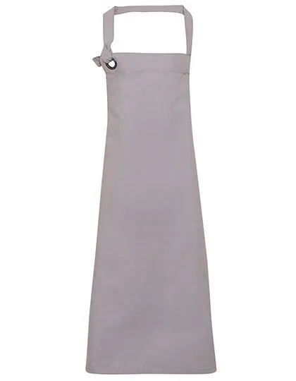 Premier Workwear Latzschürze aus schwerem Baumwoll-Canvas, Silver (ca. Pantone Cool Gray 7C) 72 x 86 cm, PW130