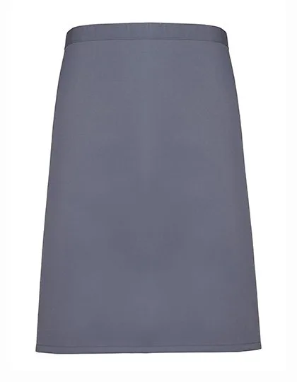 Premier Workwear Mittellange Baumwoll-Twill Schürze 90 cm, Steel (ca. Pantone 7545C) 70 x 50 cm, PW151