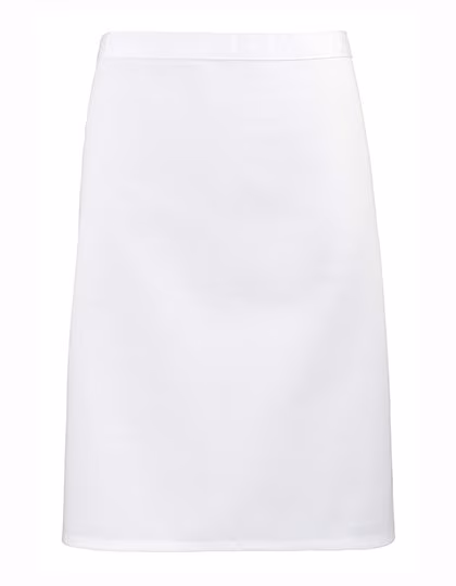 Premier Workwear Tablier mi-long en sergé de Coton 90 cm, White 70 x 50 cm, PW151