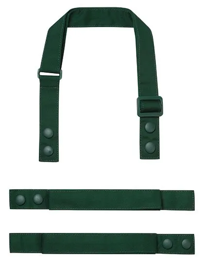 Premier Workwear Farbenfrohe Schürzenträger aus Recyclingmaterial, Bottle Green (ca. Pantone 7484C) 2,5 x 90 cm, PW191