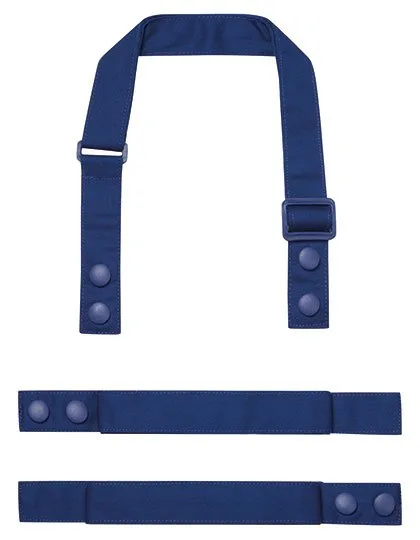 Premier Workwear Farbenfrohe Schürzenträger aus Recyclingmaterial, Royal (ca. Pantone 7687C) 2,5 x 90 cm, PW191